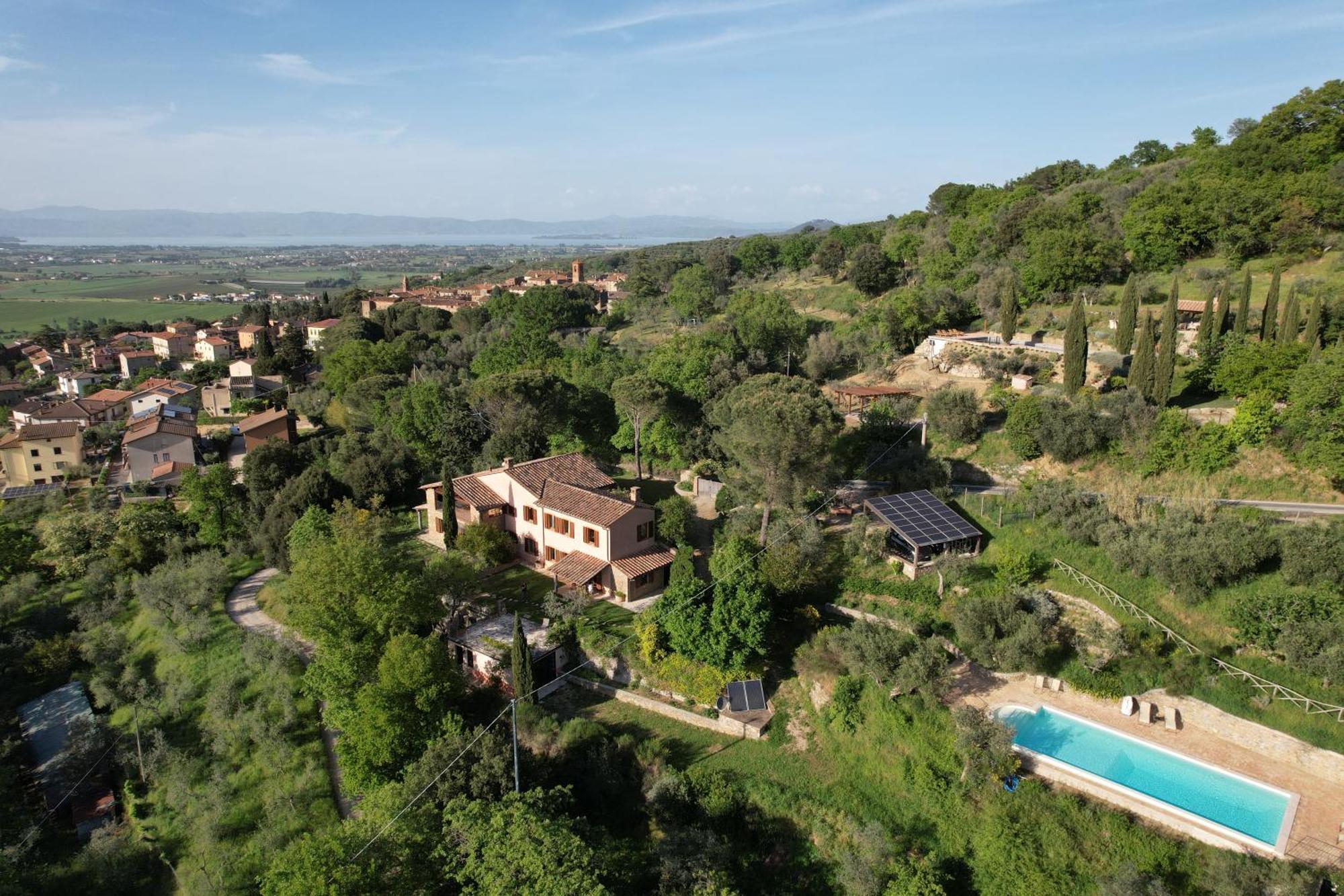 Tartagli Luxury Villa With Pool - A Fontanaro Property Paciano Exterior foto